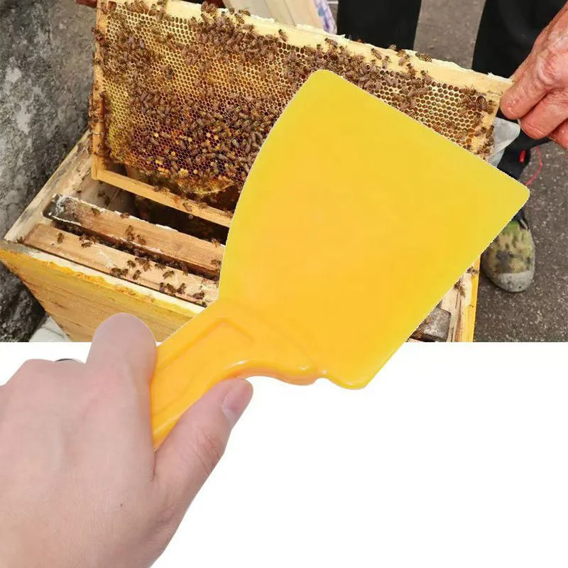 1PCS Plastic Honey Scraper Handle Shovel Spatula Bucket And Pail Scratch Uncapping Comb Cutter Collect Cleaner Beekeeping Tools