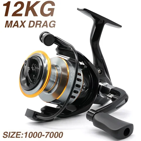 Professional Ultra Light 1000~5000 5.2:1 Gear Ratio,26LB Max Drag CNC Metal Spool Spinning Fishing Reel For Freshwater Saltwater