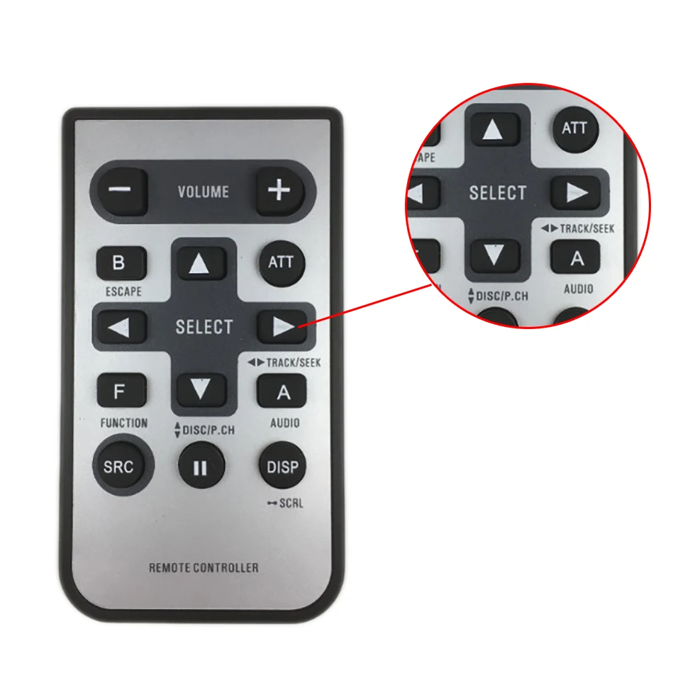 CXC5719 Remote Control for Pioneer DEH-1100MP DEH-1900MP DEH-2000MP Car Audio DVD AV Receiver Player-A25R view 6