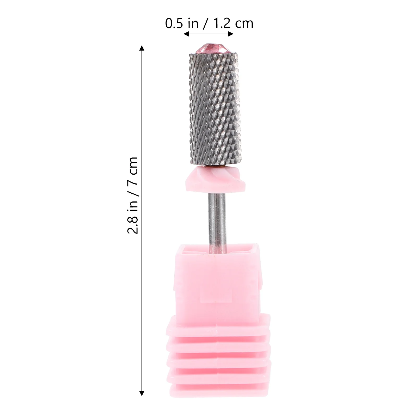 Prego broca de metal moagem resistente manicure cutícula removedor acrílico prego broca eficiente gel polonês remoção para casa salão de beleza