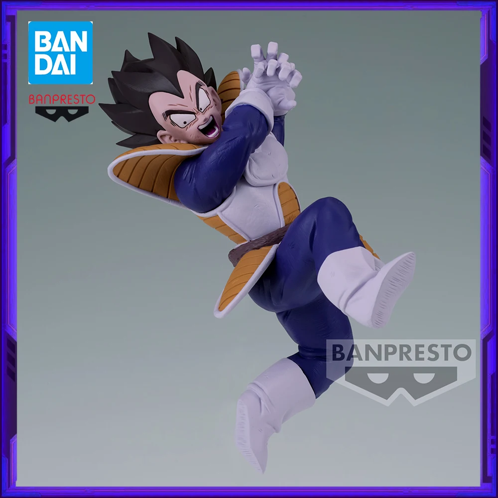 

In Stock Bandai Original Banpresto Dragon Ball MATCH MAKERS Vegeta IV Anime Action Figure Model Figures Toys