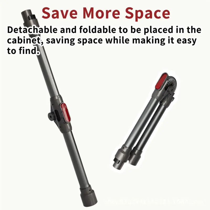 M02K-Replacement Quick Release Wand Foldable Extension Tube For Dyson V7 V8 V10 V11 V15 Stick Vacuum Cleaners