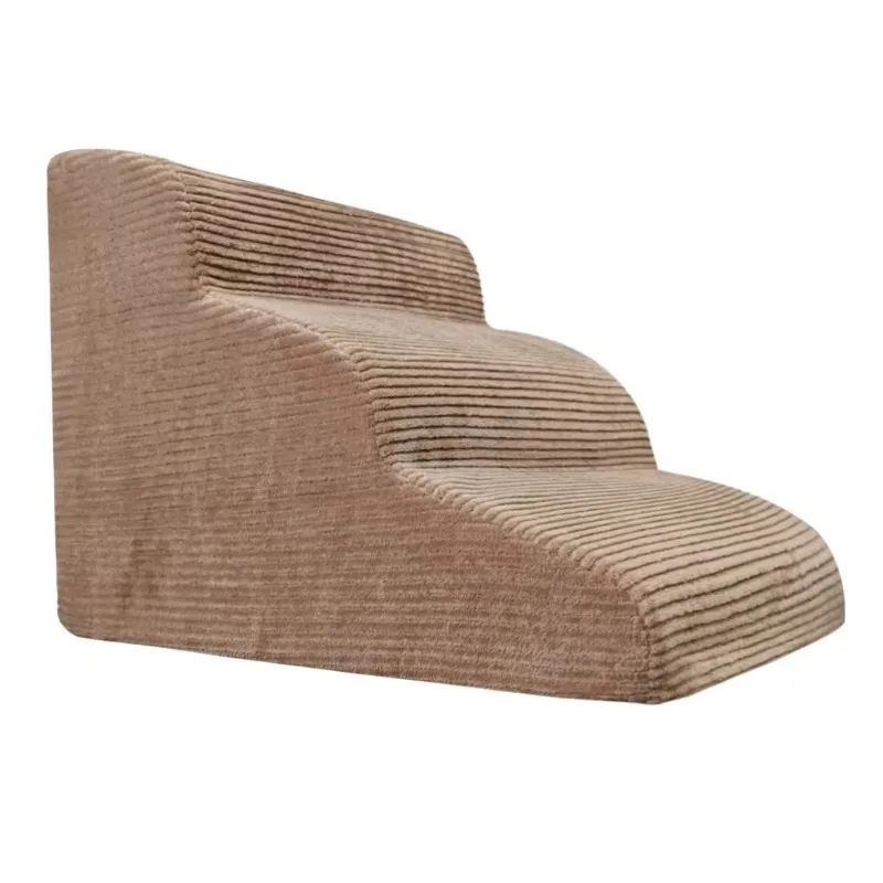Compression removable non-slip thick foam dog pet stairs 3-level ramp indoor pet furniture