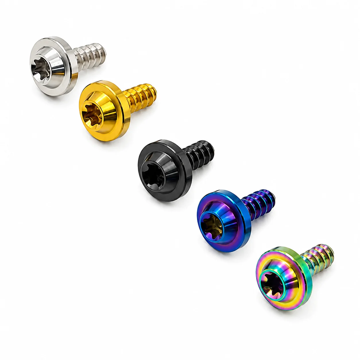 TC4 Titanium Torx Socket Bolts M4 M5 Motorcycle Fairing Body Bike CNC Upgrade Fasteners