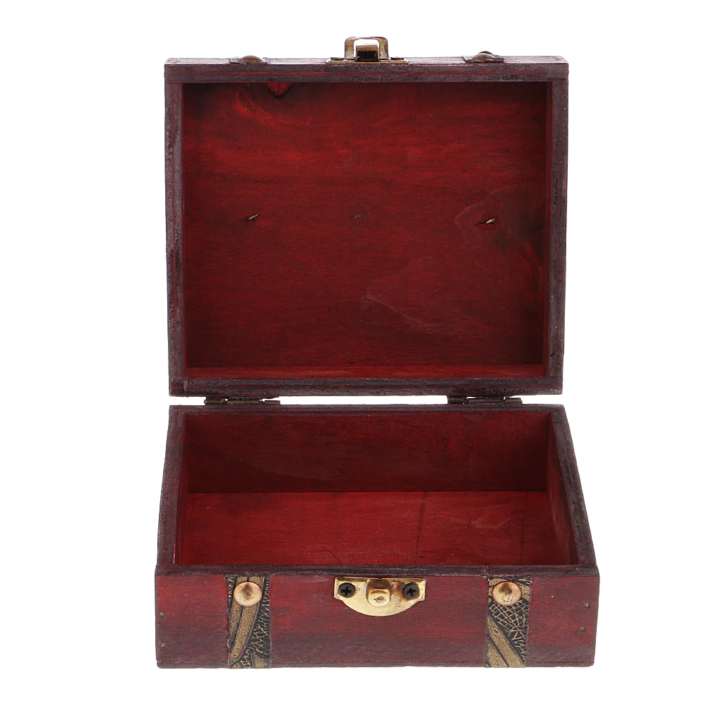 Classical Vintage Wooden Jewelry Casket Organizer Jewelry Storage Gift Box for Anniversary Present