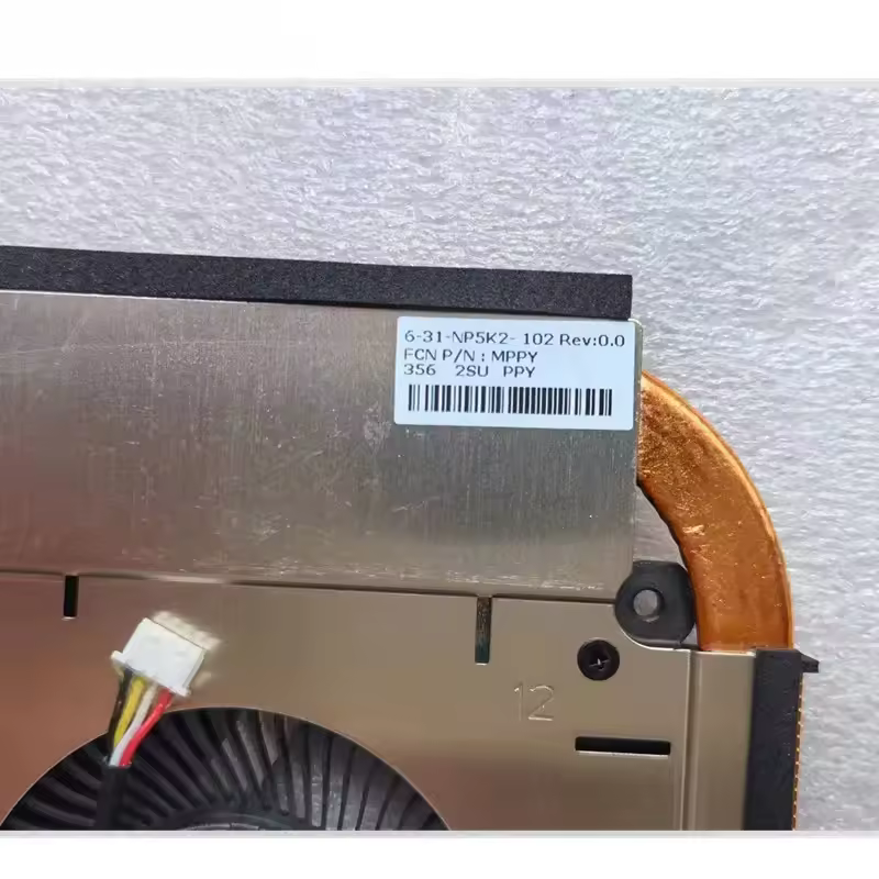 노트북 CPU GPU 쿨러 상단