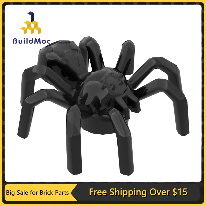 10Pcs MOC Parts 29111 Spider Compatible Bricks DIY Assmble Building Blocks Particle Kid Puzzle Brain Toy Gift