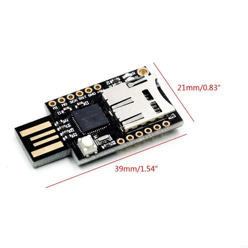 Y8ac cjmcu slot slot memória badusb teclado virtual USB Módulo ATMEGA32U4