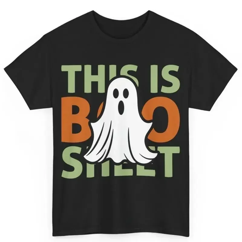 Halloween Boo Ghost Costume This Is Some Sheet Cotton T Shirt