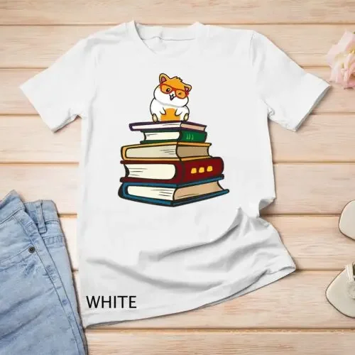 

Футболка унисекс для любителей хомяка и книги