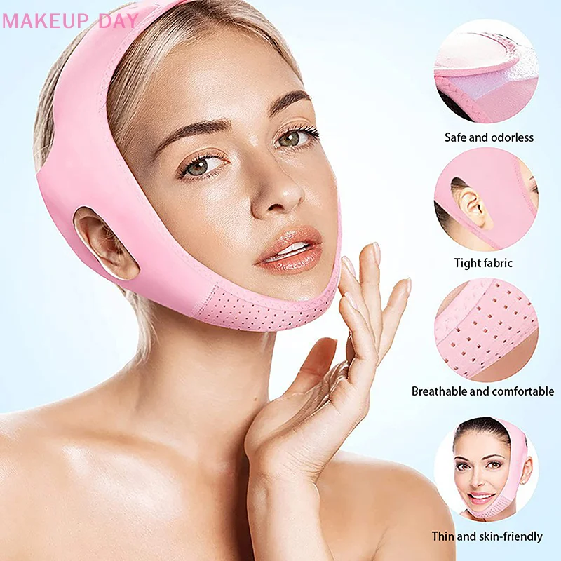 

Double Chin Face Slimming Mask Improve Facial Wrinkle Lifting And Firming Mask V-Line Face Shaping Bandage Breathable V Band