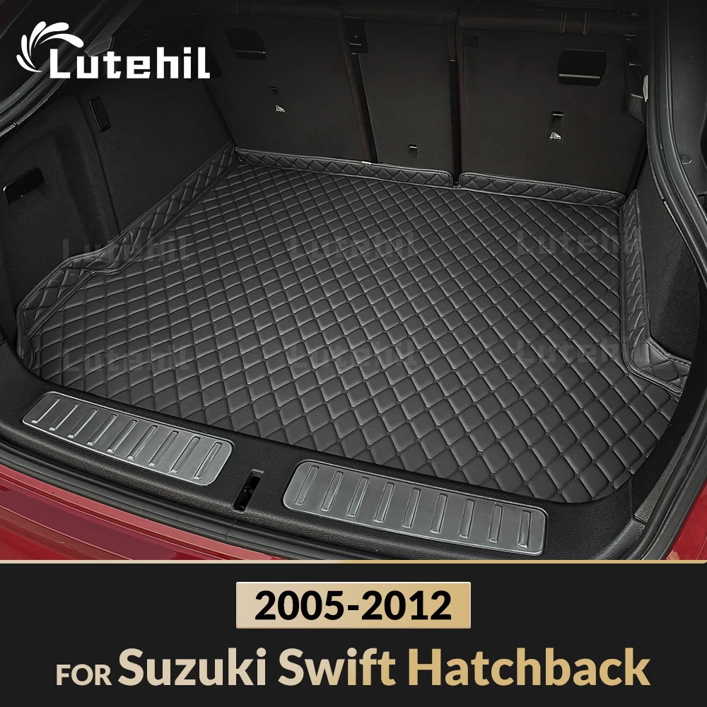 Коврик в багажник автомобиля для Suzuki Swift Hatchback 2005 2006 2007 2008 2009 2010 2011 2012 на заказ коврики для багажника