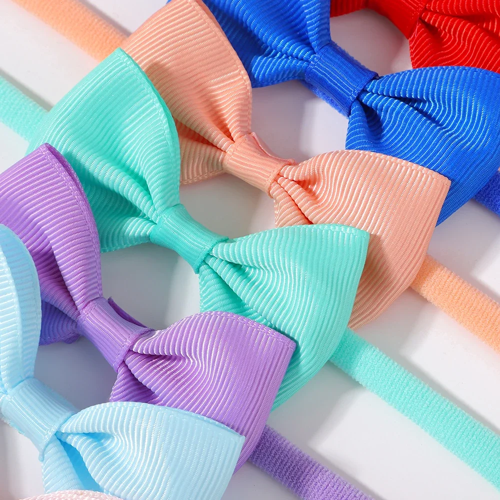 15Pcs/Set Cute Soft Bowknot Headband for Baby Girls Elastic Flower Bows Hairband Infant Toddler Kids Headwear Hair Accessories image 3
