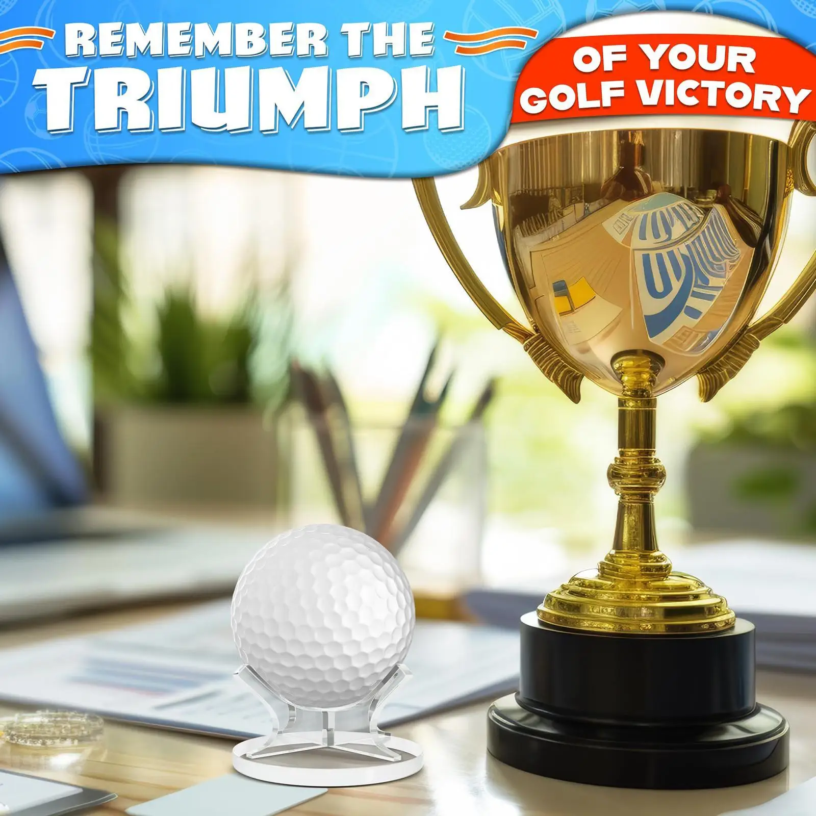 حامل عرض البيسبول للحماية الشفافة من الأكريليك المزخرف لكرات الجولف وكرة البيسبول والتنس