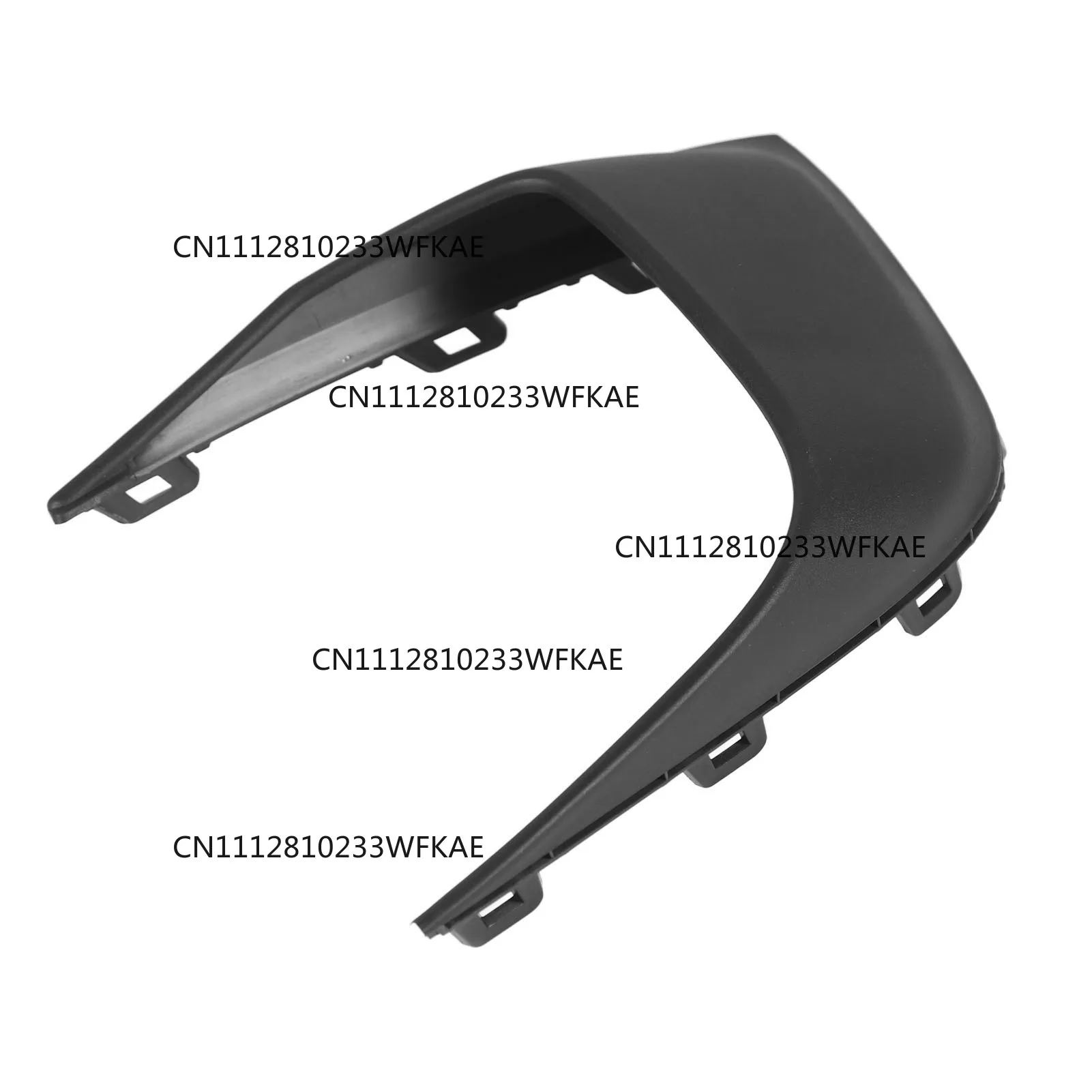 Fornt Fog Light Grille Frame Trim Front Bumper Air Guide Trim Shell for Porsche Cayenne 958 2015 2016 2017 2018