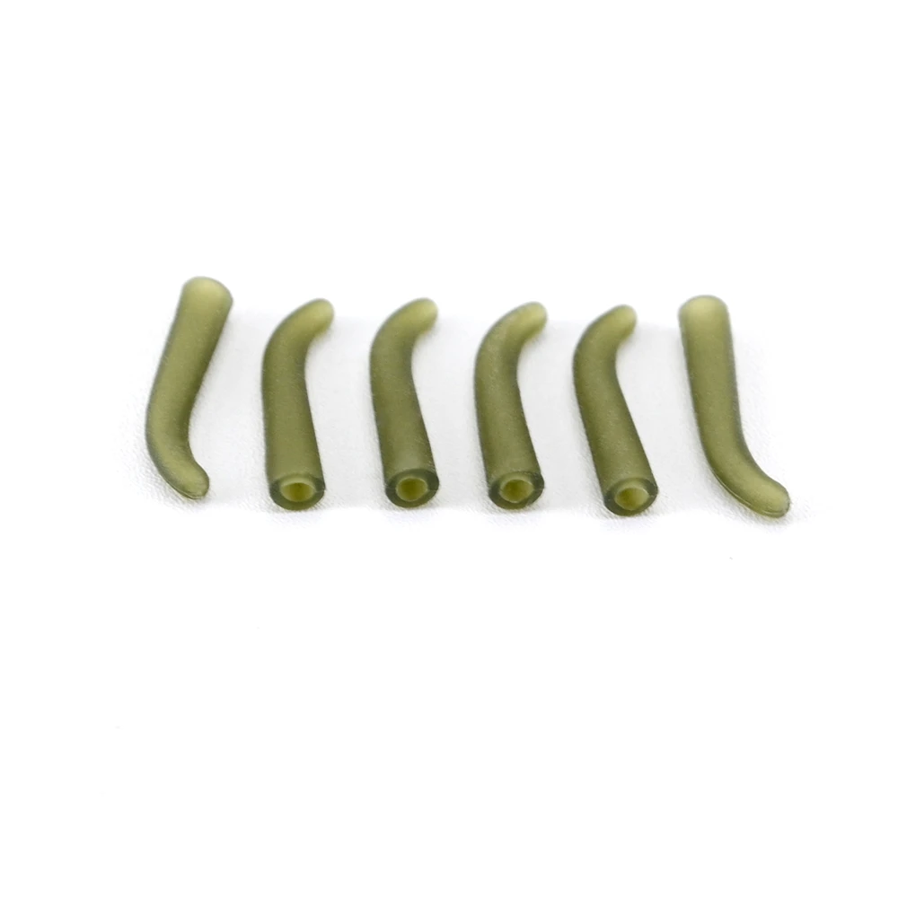 20pcs Carp Fishing Accessories Anti Tangle Sleeves Fish Hook Sleeves Aligner Fishing Terminal Tackle Rubber