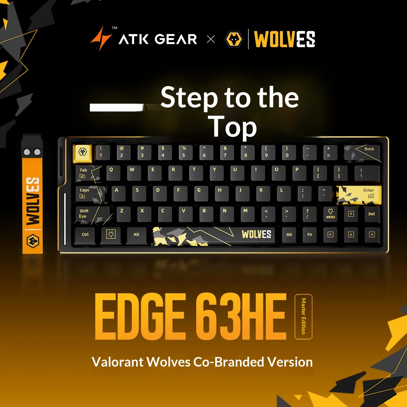 Atk EDGE60/63HE لوحة مفاتيح الألعاب اللاسلكية مفتاح مغناطيسي ذو علامة تجارية مشتركة ثلاثة أوضاع اتصال بلوتوث للكمبيوتر والمكتب