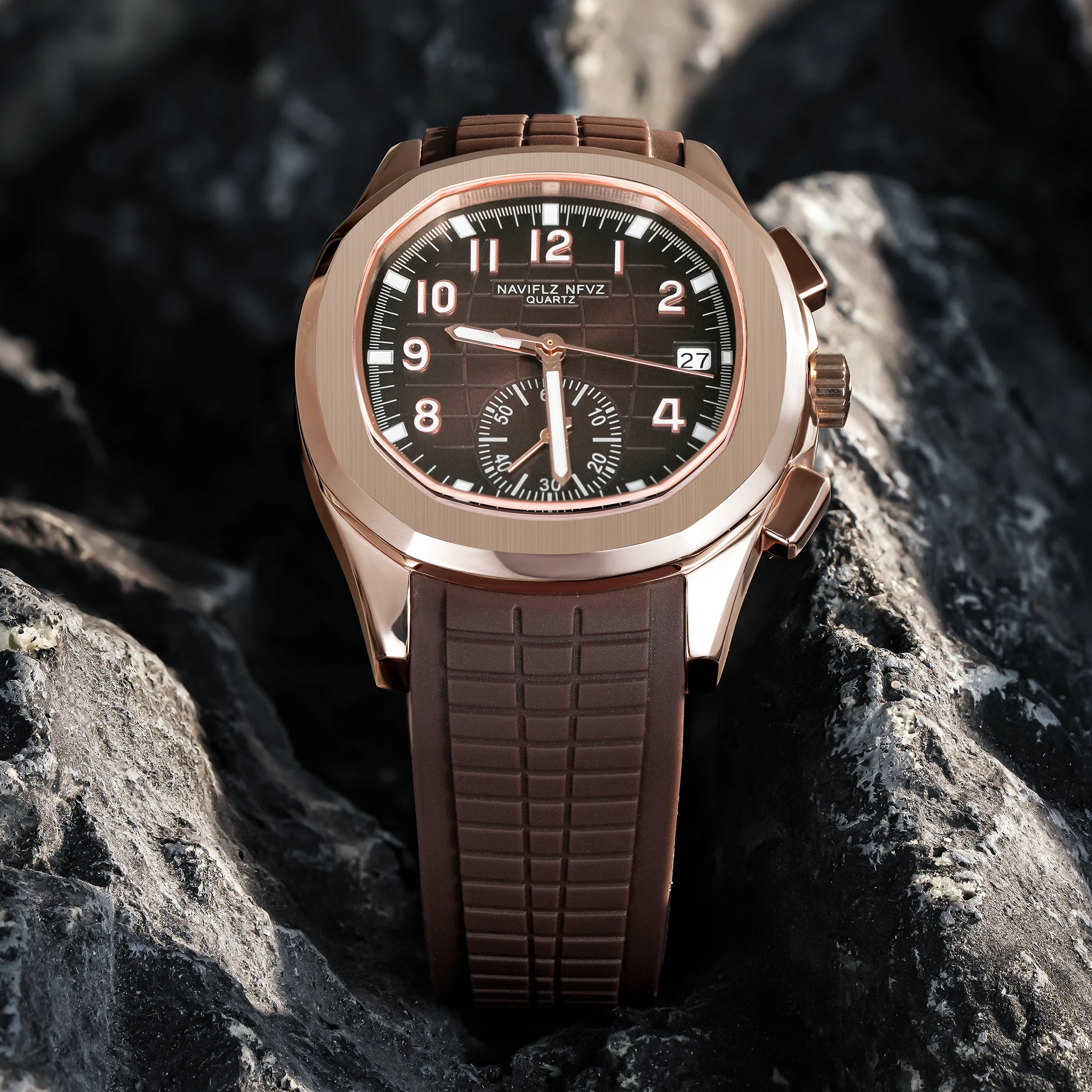 

Мужские часы NAVIFLZ NFVZ 2024, топовый люксовый бренд, механические часы с сапфировым стеклом, водонепроницаемые кварцевые часы, мужские модные спортивные часы из стали 316.