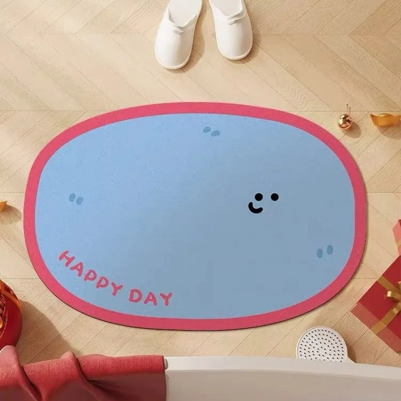 

Dopamine color bathroom quick-drying absorbent floor mat bathroom bathroom entrance mat rental house decoration non-slip mat