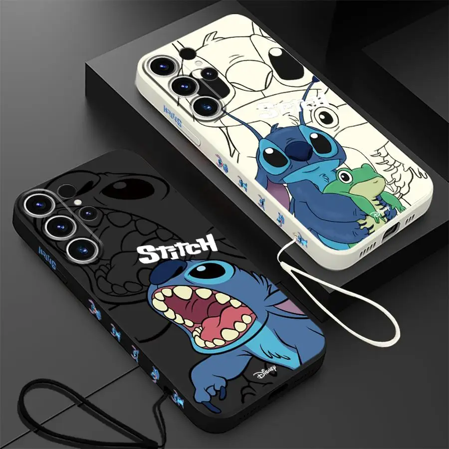 Coque de téléphone Disney Stitch pour Samsung Galaxy, coque en silicone, coque de luxe, S24 Ultra, S20 FE, S22, S23 Ultra, 5G, S21 Plus, S22