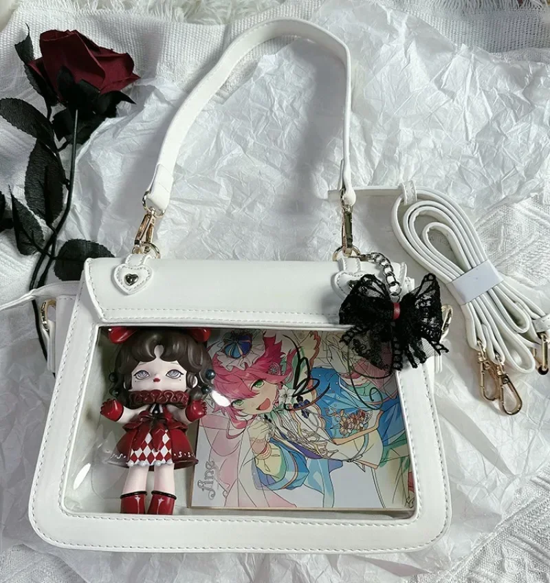 Sweet Ita Bag 2024 Elegant Lolita Bag Ladies Cute Girls Bow Crossbody Bag Popular JK Uniform Shoulder Bag Autumn Bolso Сумка