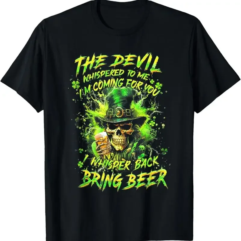 NEW LIMITED The Devil Whispered Coming For You I Back T Shirt Size S 5XL