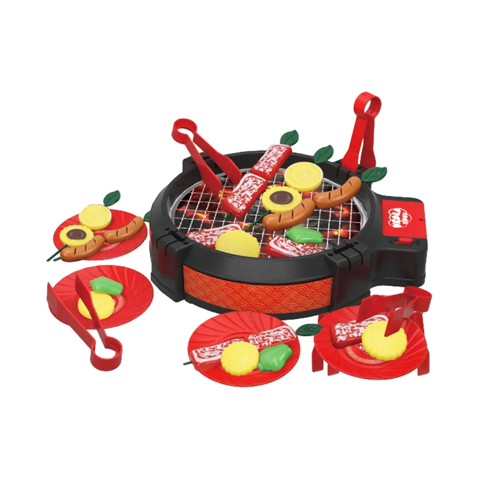 27x Speelgoed Bbq Grill Set Educatief Speelgoed Barbecue Keuken Speelgoed Speelgoed Set Voor Meisjes Jongens 2 3 4 5 6 Jaar Oud Valentijnsdag Cadeau