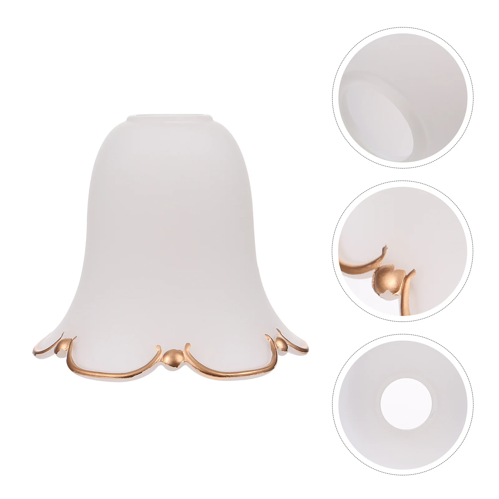 

1Pcs Glass Lampshade Replacement Lamp Shade Cover for Bedroom Living Room Table Wall Floor Lamps Accessory