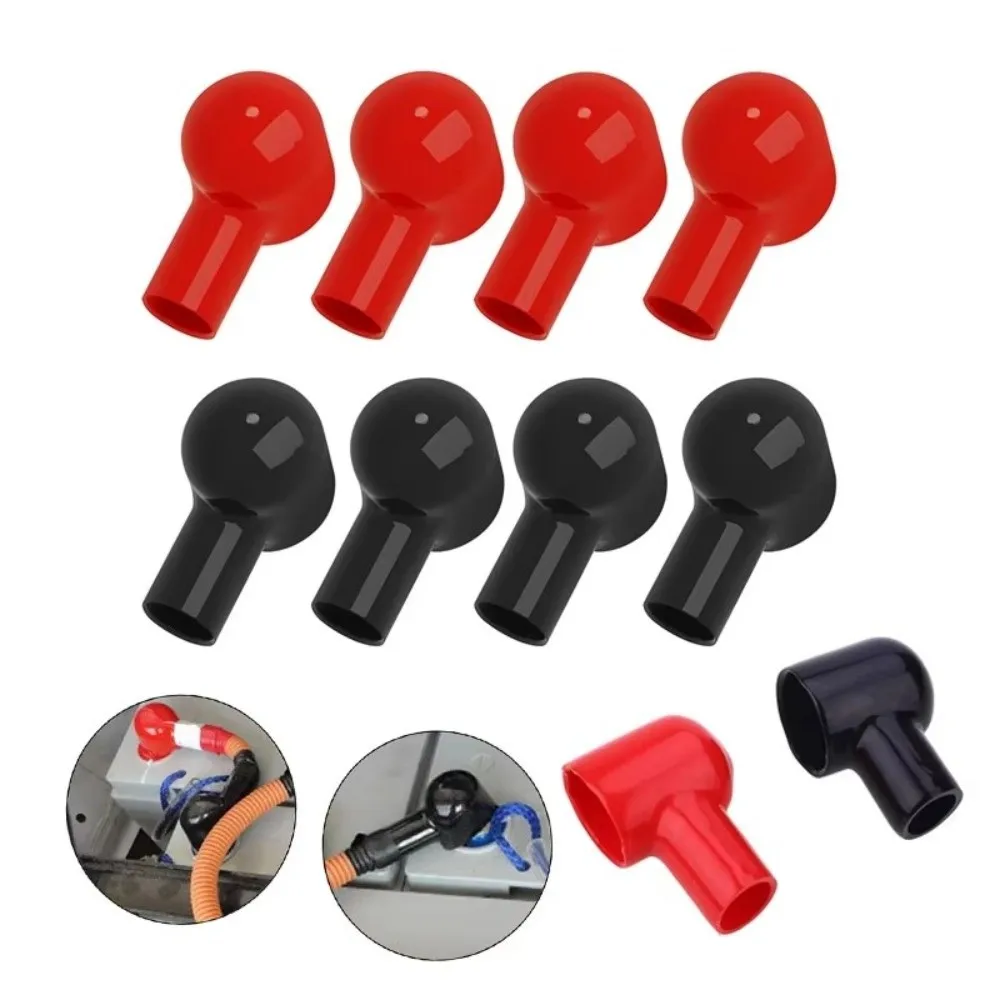 1/10PCS Rubber Battery Terminal Covers Optional Protective Sheath Replacement Battery Terminal Insulating Cap Insulating Cover