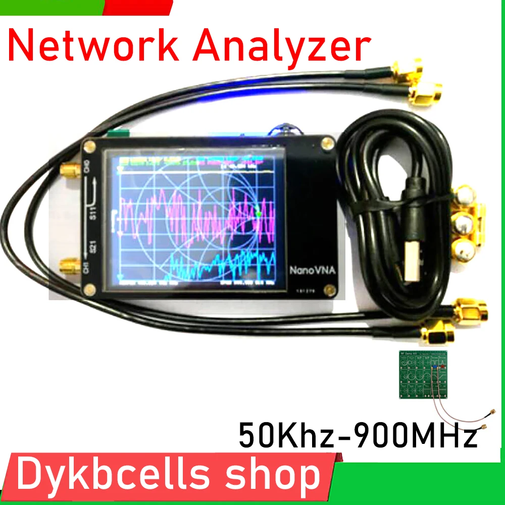 NANOVNA vector network analyzer HF VHF UHF Antenna Analyzer Frequency Radio Frequency Demonstration Kit Test Board HAM Amplifier