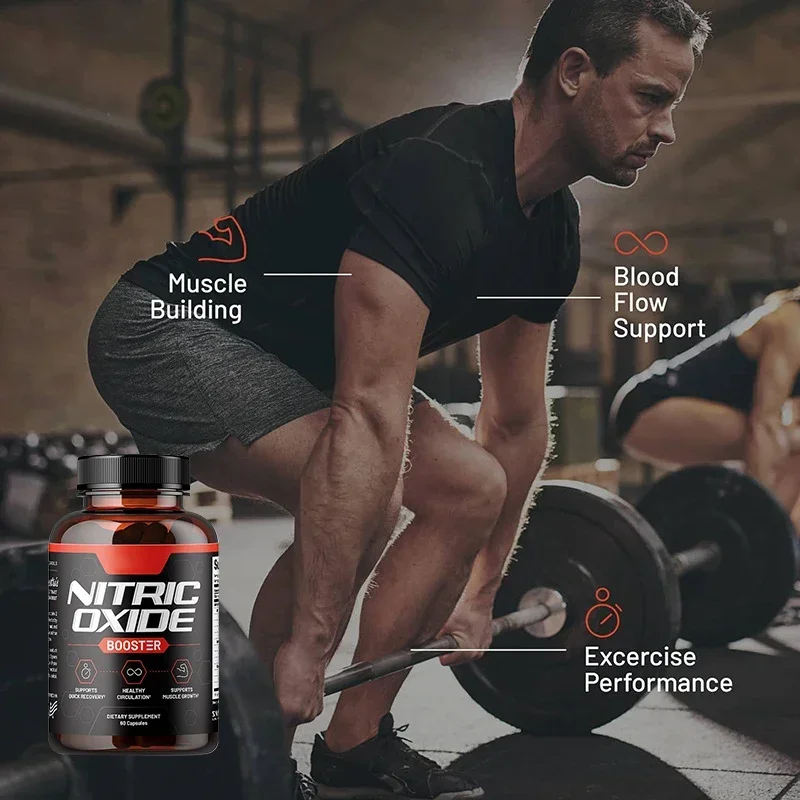 180PCS Nitric Oxide -L Arginine Strength-Muscle Strengthening & Growth-Helps Improve Workout Performance Non-GMO