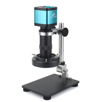 48MP 4K 1080P HDMI USB Digital Video Monocular Microscope Camera 130X Zoom C-Mount Lens For Phone PCB Soldering Repair Tools