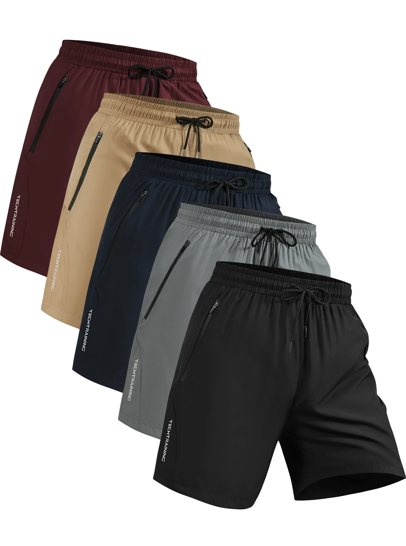 

Men's Multi-Piece Casual Shorts Set, Multiple Colors, Style a