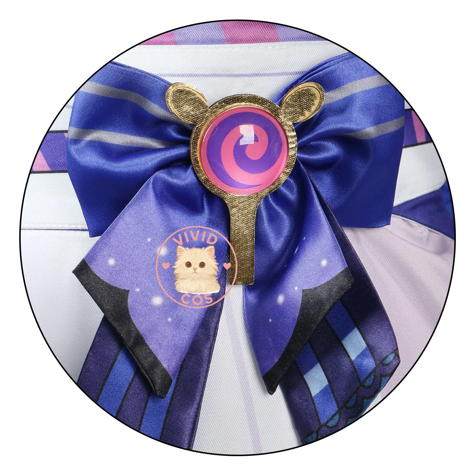 Jeu populaire Genshin Impact Cosplay Costume Anime Yummatuki Mizuki tenue de jeu de rôle violet robe femme perruque ventilateur Halloween