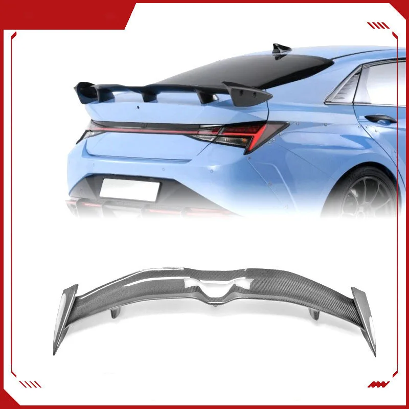 

Compatible with the Hyundai Elantra Elantra/Avante Carbon Fibre Modified NP rear spoiler rear spoiler