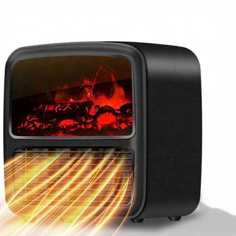 

1500W/1000W Quiet PTC Ceramic Portable Heater for Office Small Electric Fireplace Heater Fan Space Heater for Indoor Use