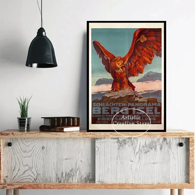 World War Vintage Poster USA Bonds War Weapons Week War Propaganda Series Prints Canvas Painting Study Room Living Home Decor