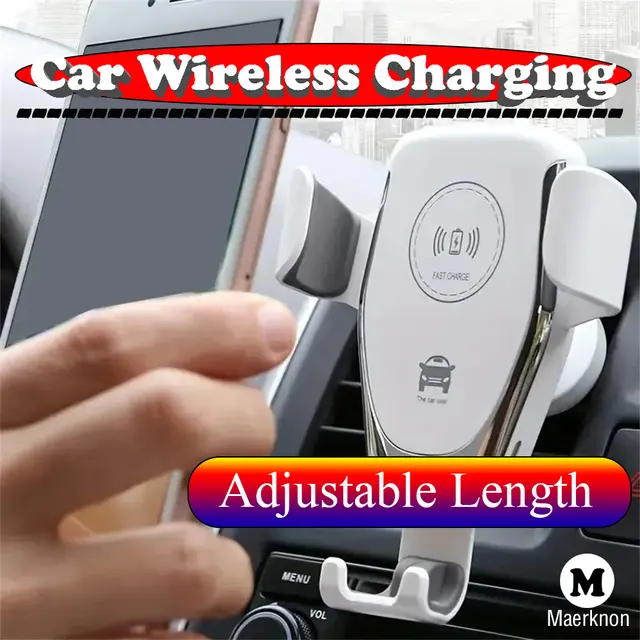 Adjustable Wireless Charging Phone Holder for Car