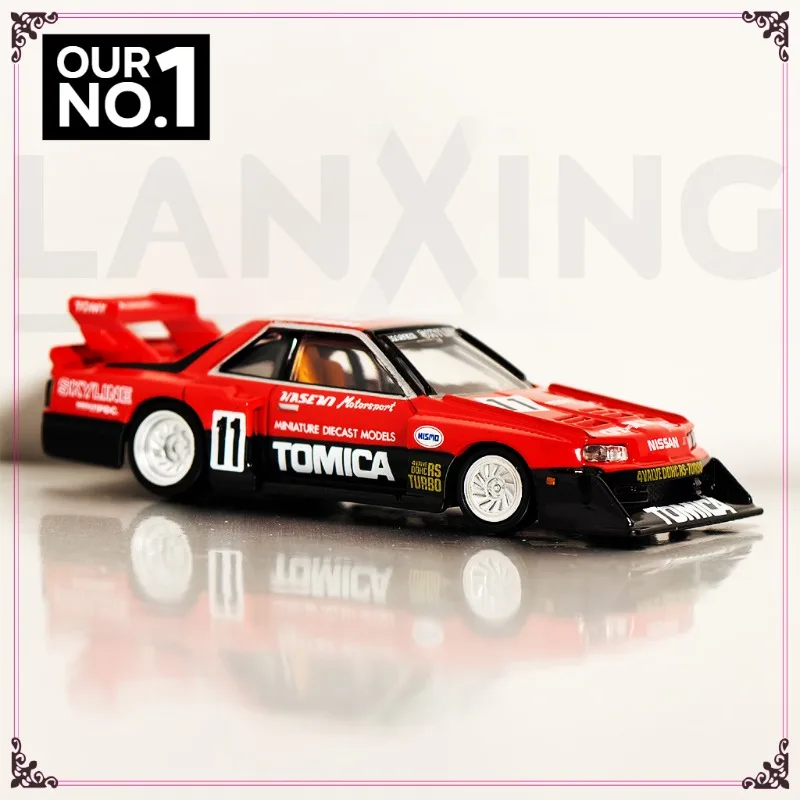 10CM TOMY Alloy Car Nissan Skyline TOMICA 64/1 Toys Vehicle Metal Model for Children Gift Present  Decoration Original Ins Decor