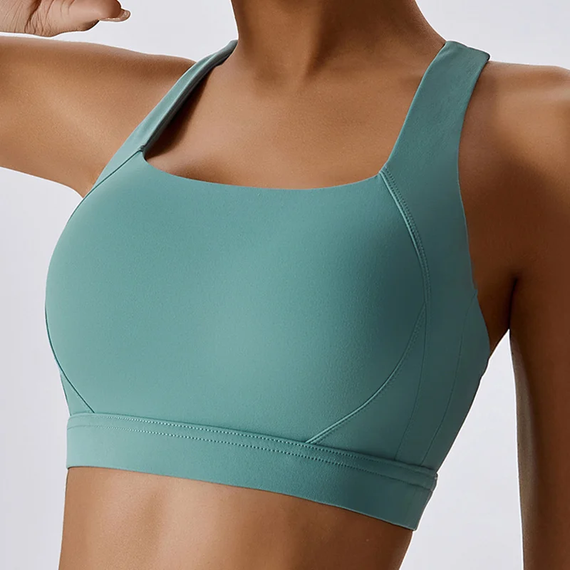 Criss Cross Breathable Fitness Running Vest Backless Sport Bra Yoga Bras Sports Type Women Sports Bra Back Bra Workout Top