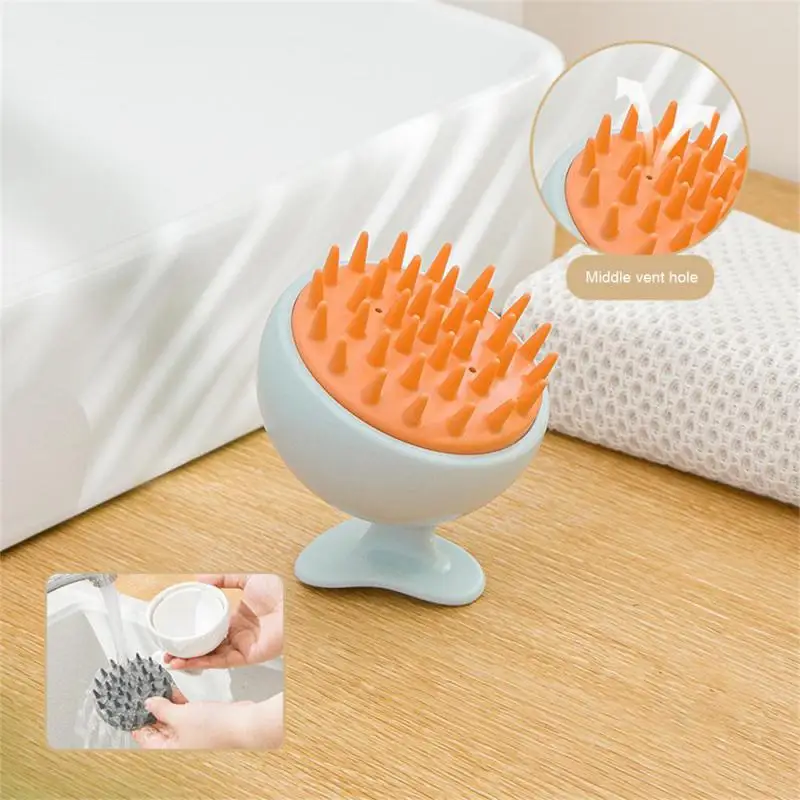 Shampoo Artifact Japanese Silicone Soft Shampoo Brush Shampoo Massage Brush Cleaning Scalp Anti-itch Brush Head Scraper