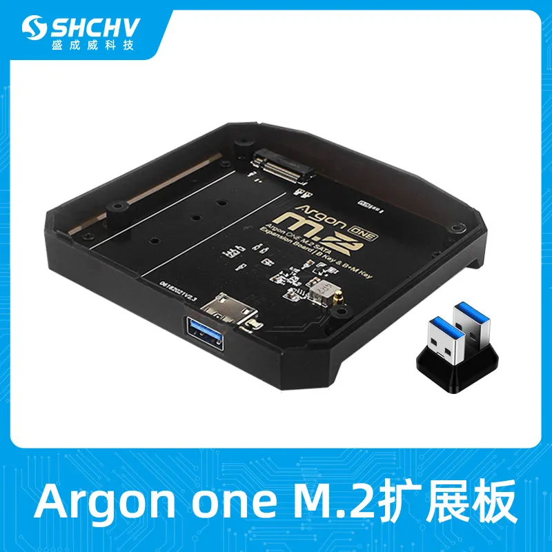 Woli Argon one M2 expansion board for Raspberry Pi 4B USB3.0 to SATA NVMe M.2 solid state drive