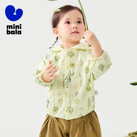 Детская солнцезащитная куртка Mini Bala из хлопка
