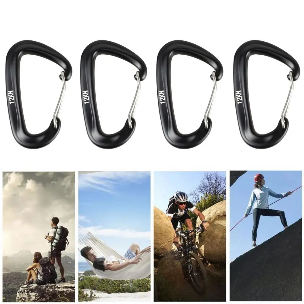 

Carabiner Buckles Mountaineering Buckles High Strength Heavy Duty Carabiner Clips for Solid Load-bearing Rope Connection Set