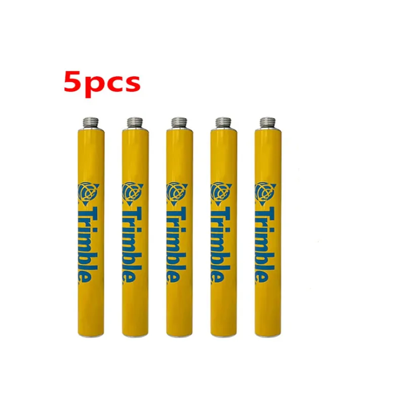 5 buah 25cm tongkat ekstensi pengawas antena prisma bagian ekstensi untuk Trimble R12i R12 R10 R2 GPS 5/8x11 benang