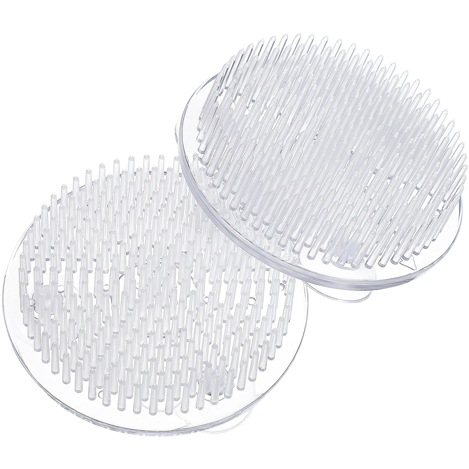 

2 pcs Floral Grid for Arrangements Sucker Flower Frogs Holder Plastic Material Home Decoration Flower Shops Arranging Classes