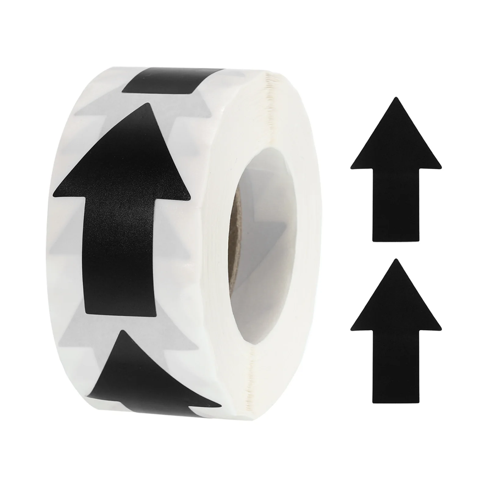1/2Roll Arrow Sticker Labels 1.3x2 Inch Self-Adhesive Arrow Shape Signs Marking Stickers for Scrapbooking DIY Craft Organizing
