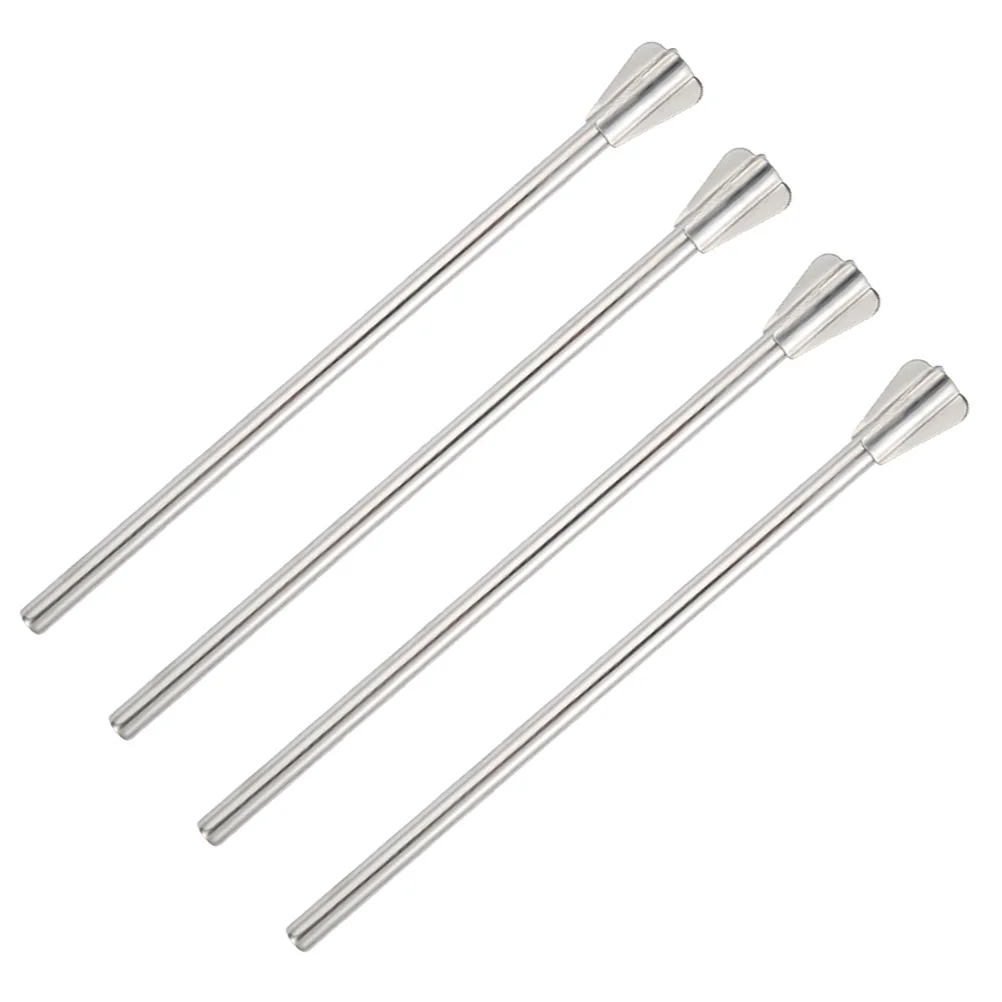 

Color Stainless Steel Stirrer Cocktail Stirrers Smoothie Black Straws for Cocktails Reusable
