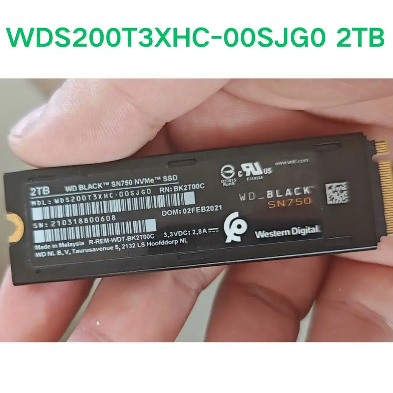 Second hand test OK WDS200T3XHC-00SJG0 2TB Solid State Drive