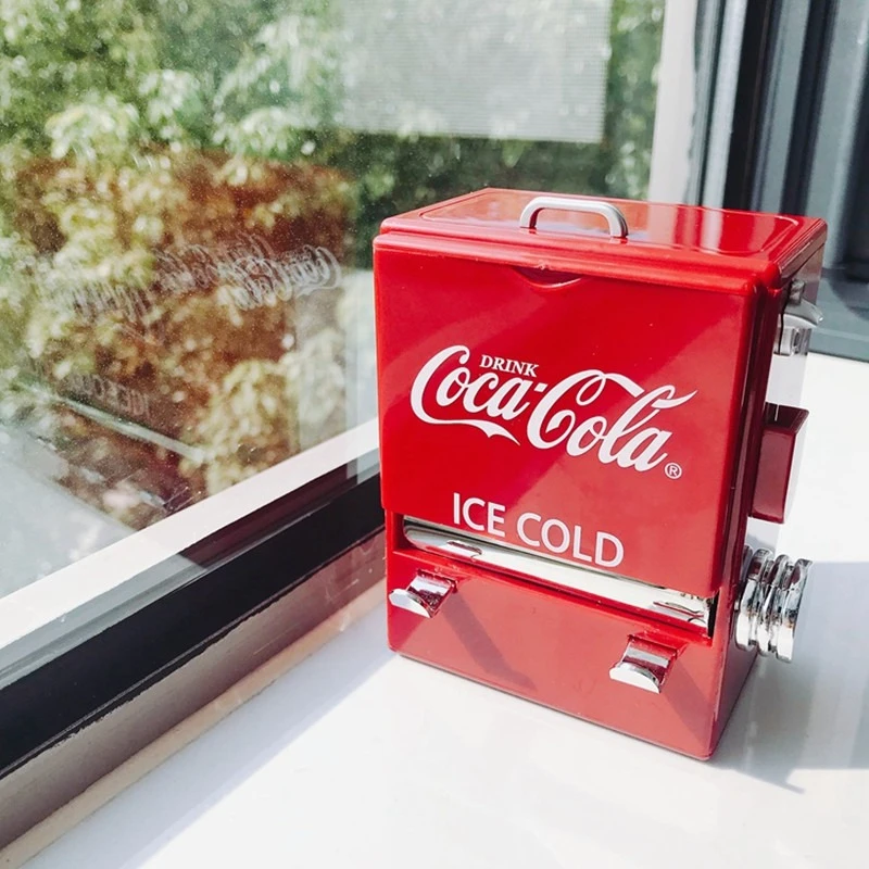 Coke tooth vending machine restaurant cute shape pressing toothpick holder